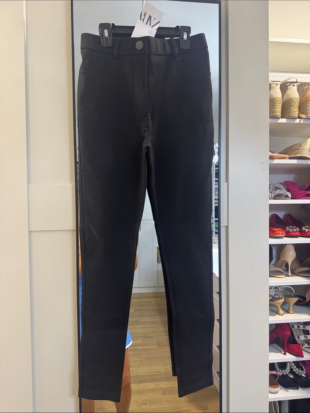 Zara Black Women's Slim Stretch Leggings